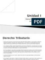 Unidad I Derecho Tributario - Antecedentes