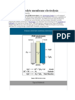 Polymer Electrolyte Membrane Electrolysis