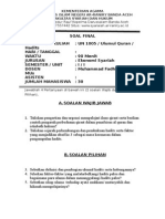 Contoh Soal Final Ulumul Yang Aku Yakin Soal Final Yang Sebenarnya