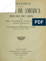 Historia de La Guerra Entre Peru - Chile - y - Bolivia - Tomo II - Tomas Caivano