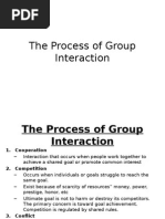 The Process of Group Interaction