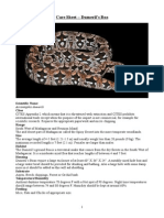 Care Sheet - Dumeril's Boa