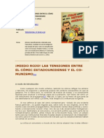 ¡Miedo Rojo! Las Tensiones Entre El Cómic Estadounidense y El Comunismo