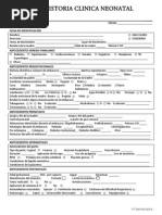 Historia Clinica Neonatal