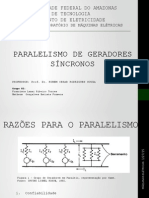 Paralelismo de Geradores Síncros