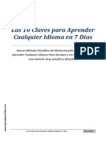 Las 10 Claves para Aprender Cualquier Idioma en 7 Días