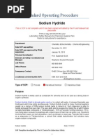 Sodium Hydride Handling