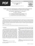 Homogeneity in Pharmaceutical Mixing Processes