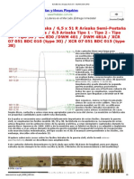 6,5 x50 Mm. Arisaka - 6,5 X 51 - MUNICION