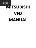 Mitsubishi VFD Manual