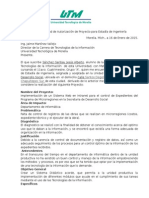 Oficio Solicitud de Autorización de Proyecto para Estadía de Ingeniería Ti