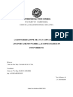 Caratterizzazione Statica e Dinamica Del Comportamento Verticale Di Pneumatici Da Competizione