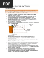 Projectile Motion