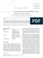 Genetic Algorithm For Optimization of Water Distribution Systems