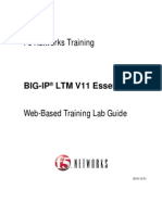 F5 BIG-IP LTM Essentials WBT Lab Guide v11