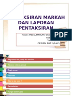 Pentafsiran Markah Dan Laporan Pentaksiran