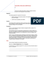 Lab 9.3.3: Configuring The NIC To Work With A DHCP Server: Estimated Time: 10 Minutes Objective