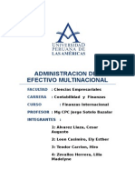 Administracion Del Efectivo Multinacional