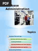 Database Administration (SQL Server)