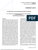 CFD Simulation of Pollutant Emission in Power Plant Boilers