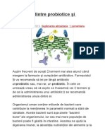 Diferenţa Dintre Probiotice Şi Prebiotice