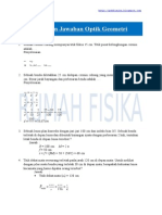 Soal Dan Jawaban Optik Geometri