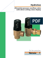 Differential Pressure Overflow Valve