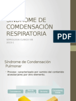 Sindrome de Comdensación Respiratoria