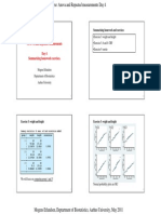 ANOVA and Repeated Measurements Day 4 Summarizing Homework Exercises