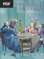 Brillat Savarin Fisiologia Del Gusto Libre