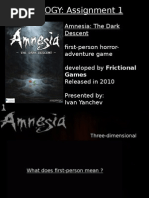 Amnesia Analysis Presentation