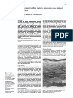 Adult Hypertrophic Pyloric Stenosis Case Report