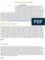 Emission Control Systems For Petrol