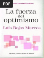 La Fuerza Del Optimismo - Rojas Marcos, Luis