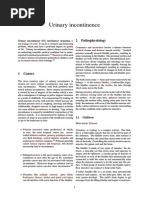 Urinary Incontinence: 2 Pathophysiology