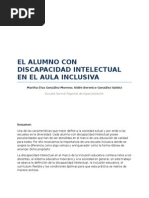 El Alumno Con Discapacidad Intelectual en El Aula Inclusiva