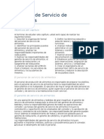 Alimentos y Bebidas. Operaciones. Métodos, Costos