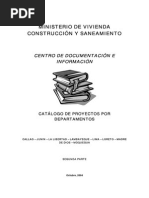 Catalogo II de Proyectos de Desarrollo Urbano