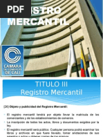 Registro Mercantil en Colombia