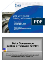 Data Governance: Building A Framework For MDM