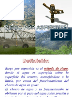 Criterios de Diseño para Riego Por Aspersion