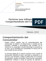 Factores Que Influyen Sobre El Comportamiento Del Consumidor