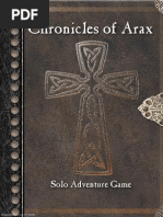 Chronicles of Arax - Solo Adventure Game