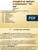 Conceptul Si Notiuni de Baza Ale Sistemului 1c Contabilitate. (Conspecte - MD)