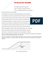 Tipos y Causas de Fallas en Taludes Unidad 6