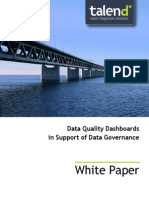 Talend WhitePaper - Dashboards Data Governance