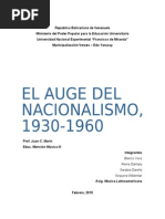 El Auge Del Nacionalismo