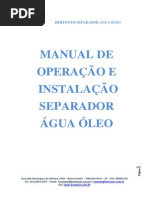 Separador Água e Óleo Catálogo