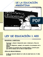 Leyes Educativas en Argentina