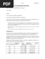 Coeficiente de Utilización de Pista David.